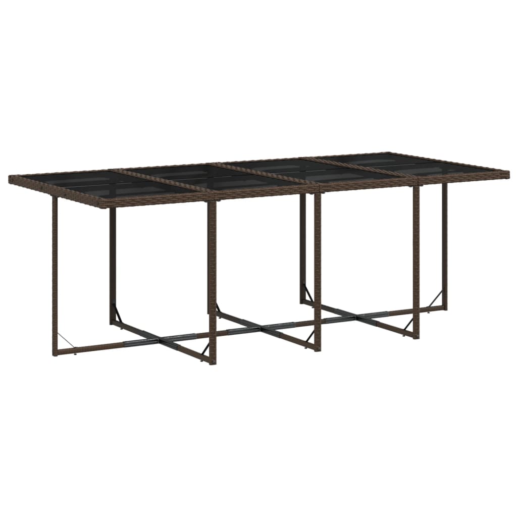 9-delige Tuinset met kussens poly rattan bruin is nu te koop bij PeponiXL, paradijselijk wonen!