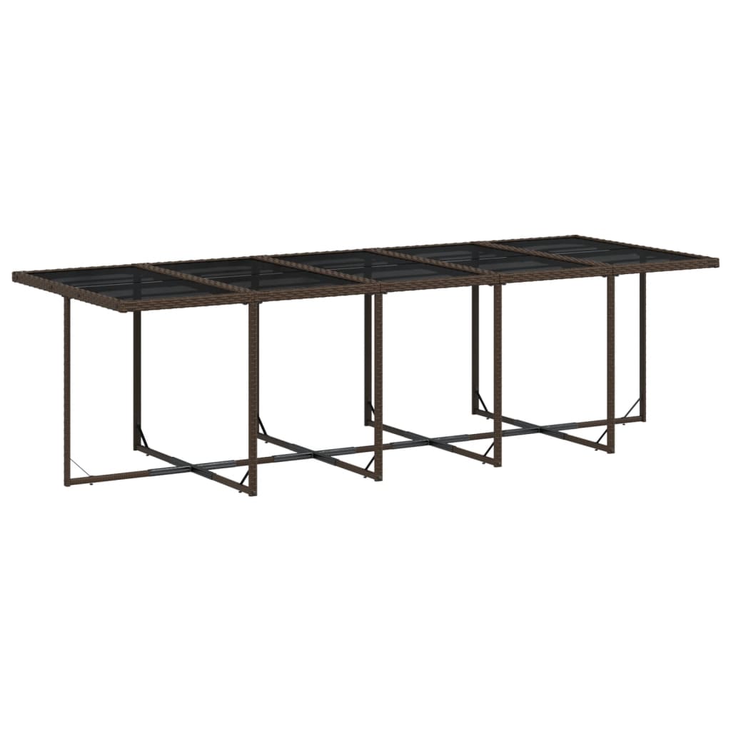 11-delige Tuinset met kussens poly rattan bruin is nu te koop bij PeponiXL, paradijselijk wonen!