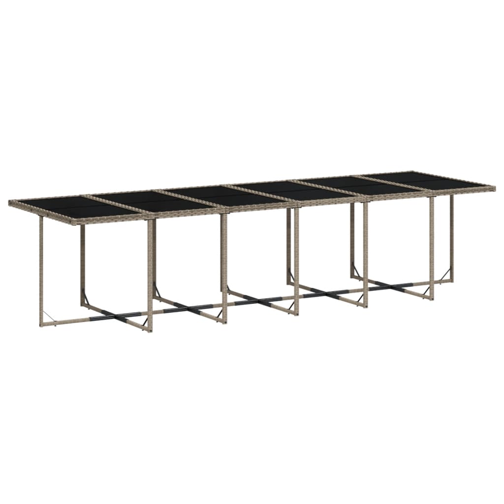 13-delige Tuinset met kussens poly rattan grijs is nu te koop bij PeponiXL, paradijselijk wonen!