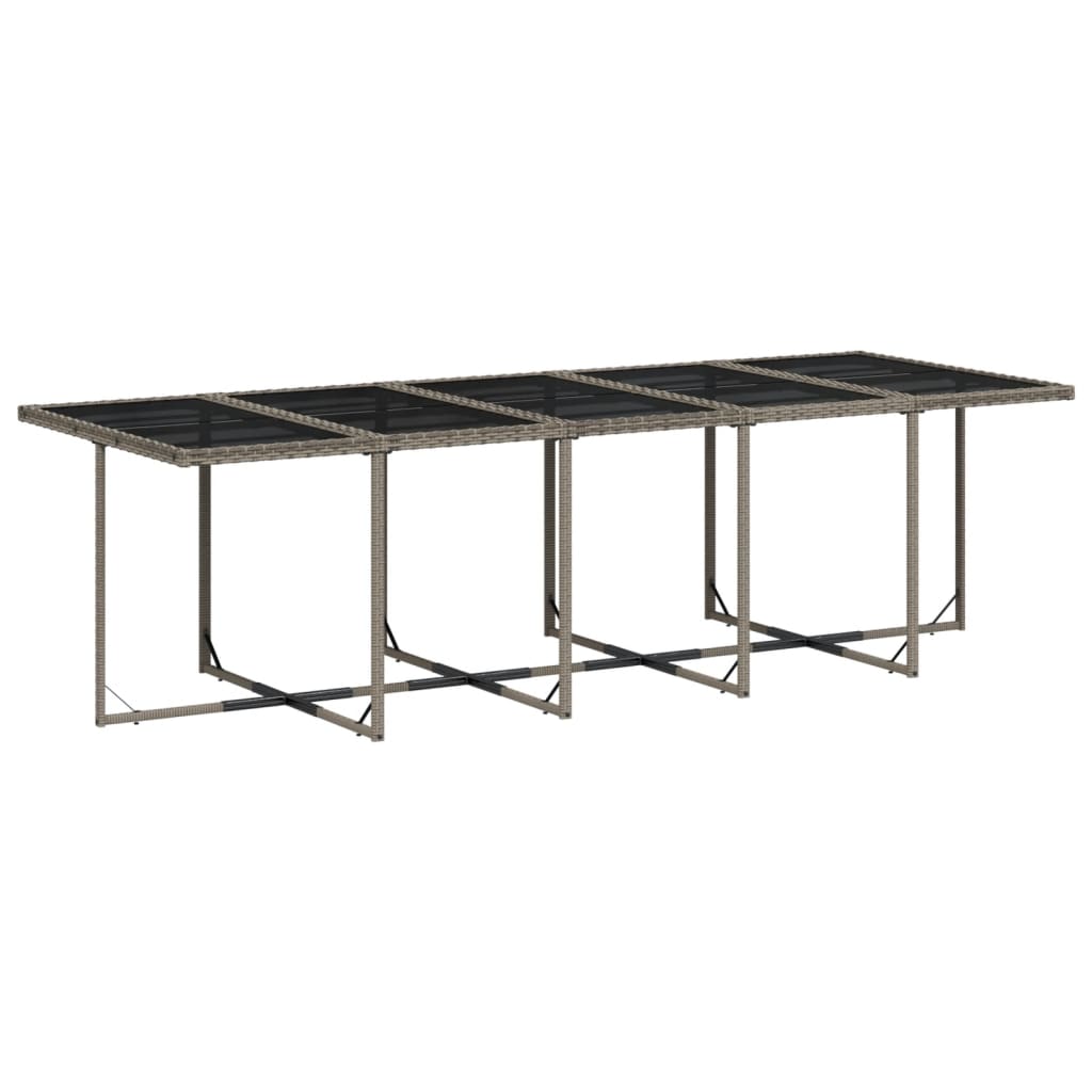 15-delige Tuinset met kussens poly rattan grijs is nu te koop bij PeponiXL, paradijselijk wonen!