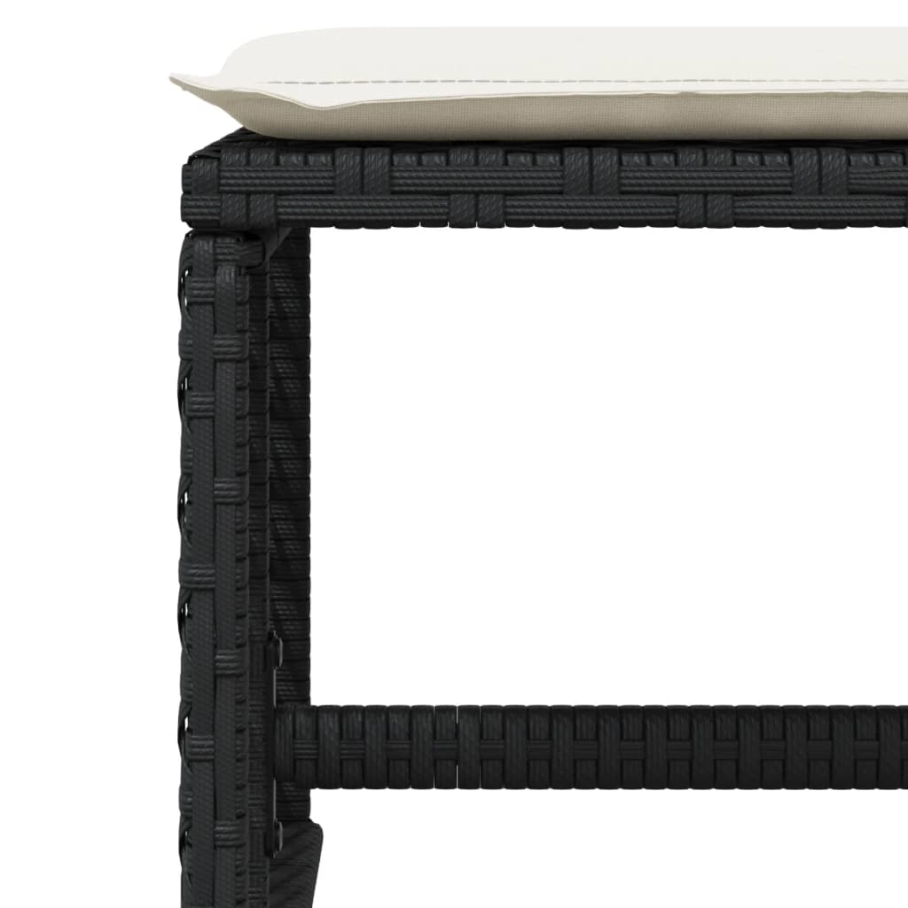 17-delige Tuinset met kussens poly rattan zwart is nu te koop bij PeponiXL, paradijselijk wonen!