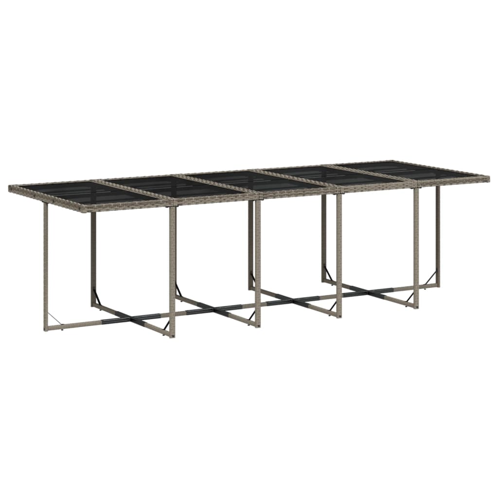15-delige Tuinset met kussens poly rattan grijs is nu te koop bij PeponiXL, paradijselijk wonen!