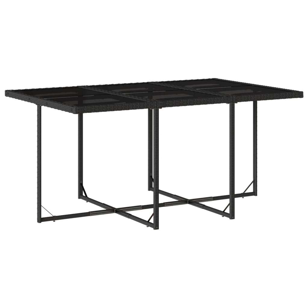 7-delige Tuinset met kussens poly rattan zwart is nu te koop bij PeponiXL, paradijselijk wonen!