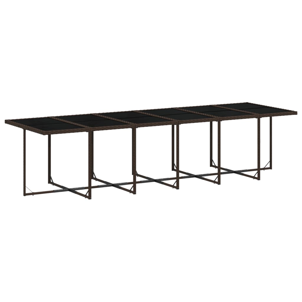 17-delige Tuinset met kussens poly rattan bruin is nu te koop bij PeponiXL, paradijselijk wonen!
