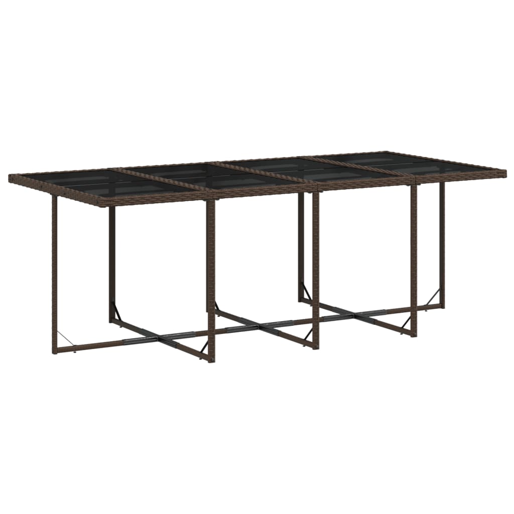 9-delige Tuinset met kussens poly rattan bruin is nu te koop bij PeponiXL, paradijselijk wonen!