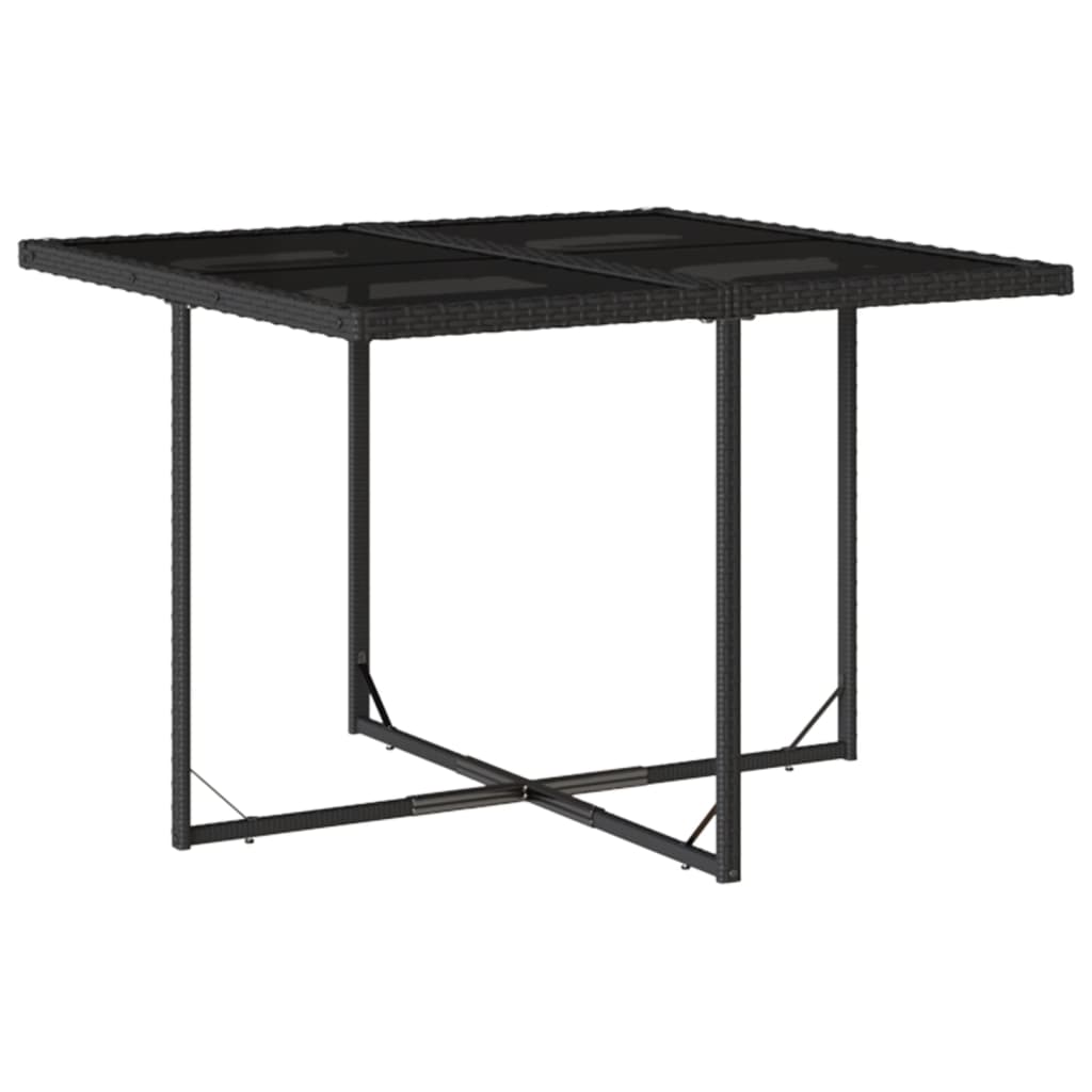 11-delige Tuinset met kussens poly rattan zwart is nu te koop bij PeponiXL, paradijselijk wonen!