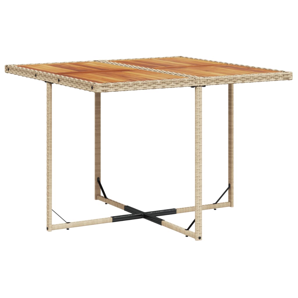 9-delige Tuinset met kussens poly rattan beige is nu te koop bij PeponiXL, paradijselijk wonen!