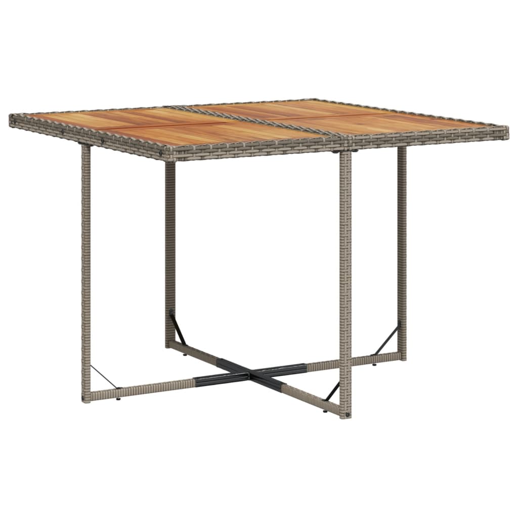 9-delige Tuinset met kussens poly rattan grijs is nu te koop bij PeponiXL, paradijselijk wonen!