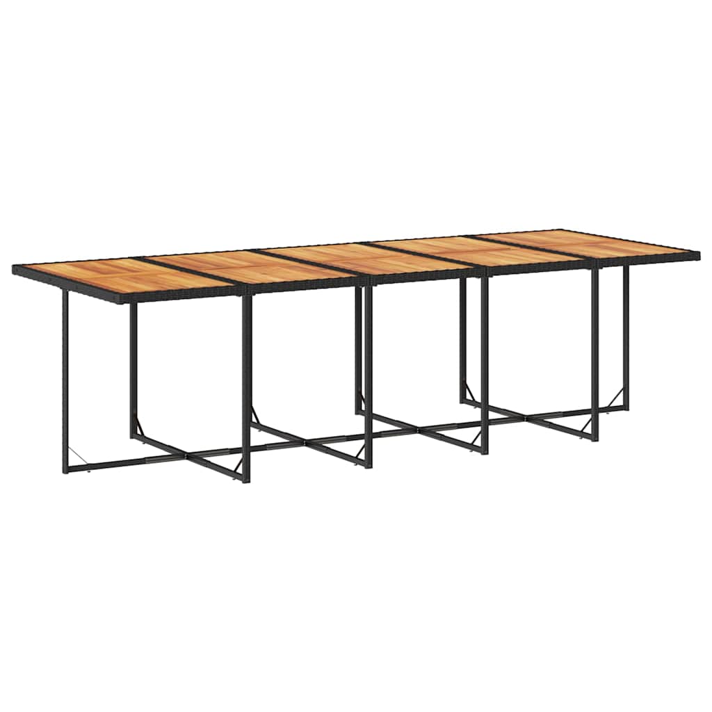 13-delige Tuinset met kussens poly rattan zwart is nu te koop bij PeponiXL, paradijselijk wonen!