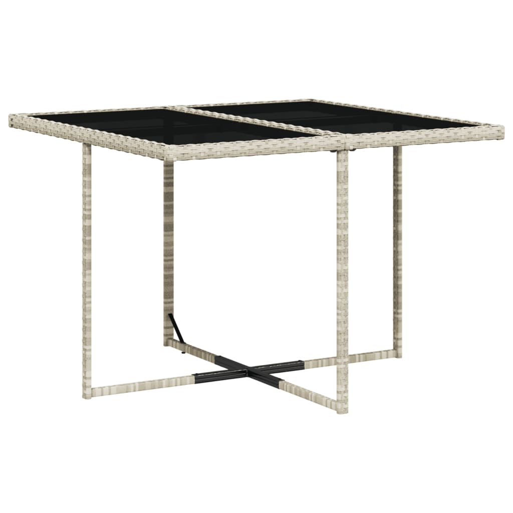 5-delige Tuinset met kussens poly rattan lichtgrijs is nu te koop bij PeponiXL, paradijselijk wonen!