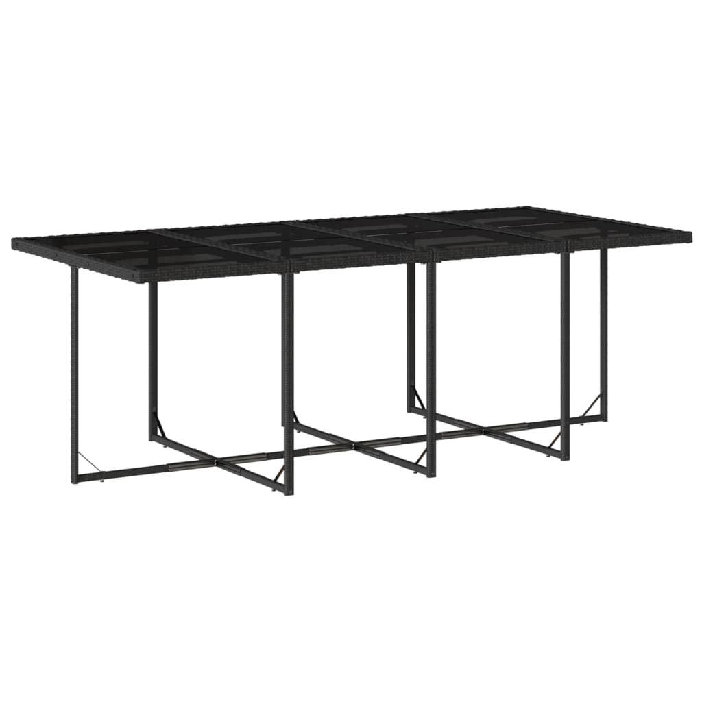 9-delige Tuinset poly rattan zwart is nu te koop bij PeponiXL, paradijselijk wonen!