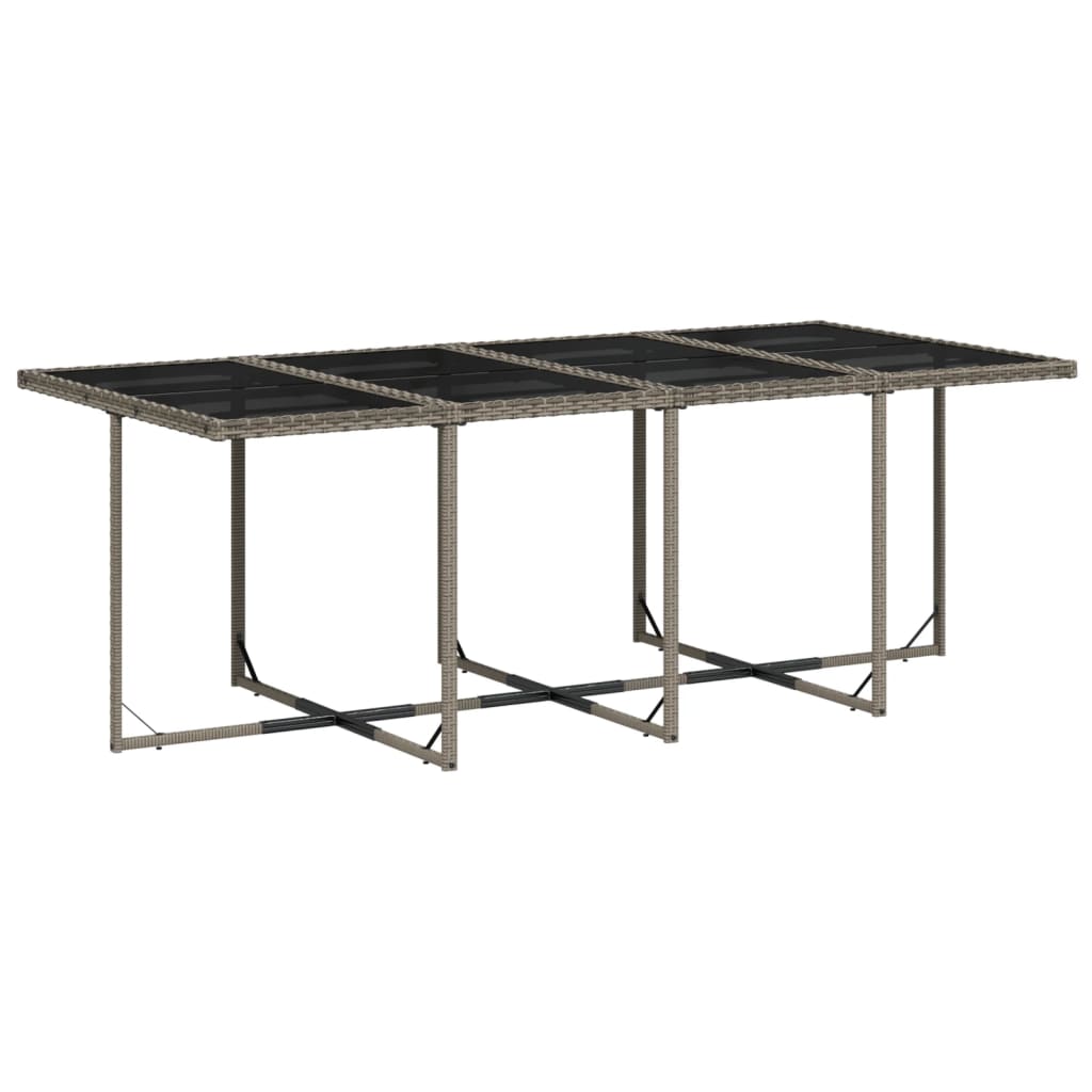 9-delige Tuinset met kussens poly rattan grijs is nu te koop bij PeponiXL, paradijselijk wonen!