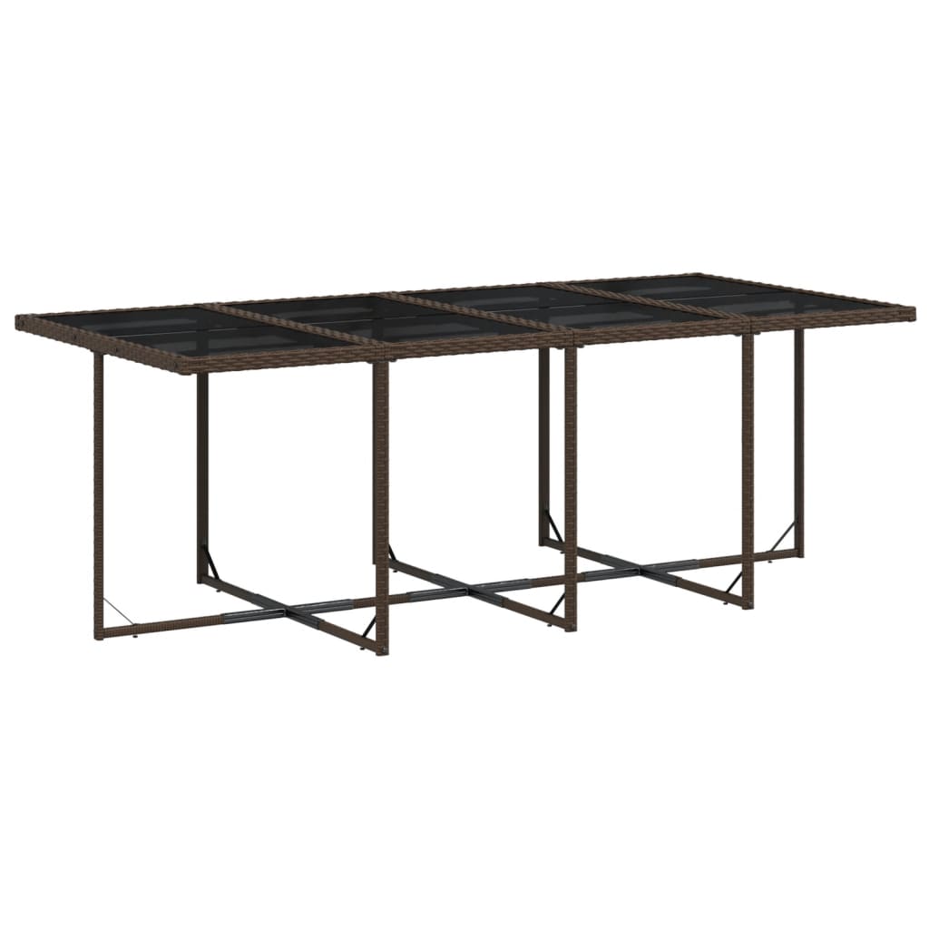 9-delige Tuinset met kussens poly rattan bruin is nu te koop bij PeponiXL, paradijselijk wonen!
