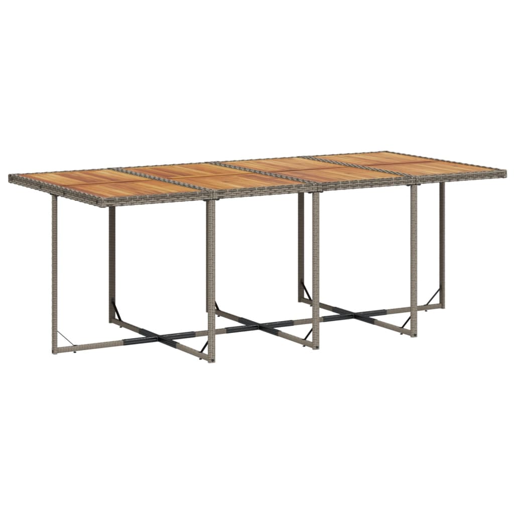 9-delige Tuinset met kussens poly rattan grijs is nu te koop bij PeponiXL, paradijselijk wonen!