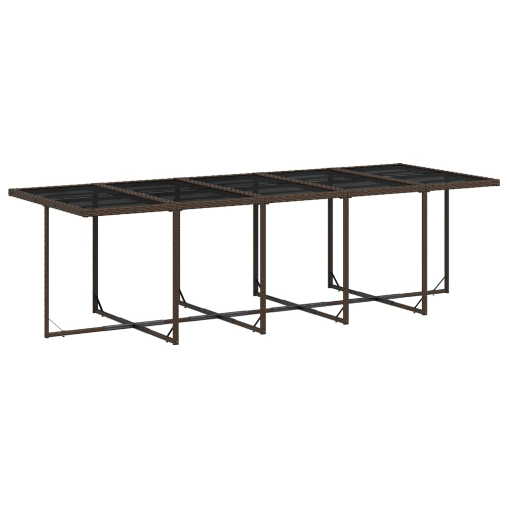 11-delige Tuinset met kussens poly rattan bruin is nu te koop bij PeponiXL, paradijselijk wonen!