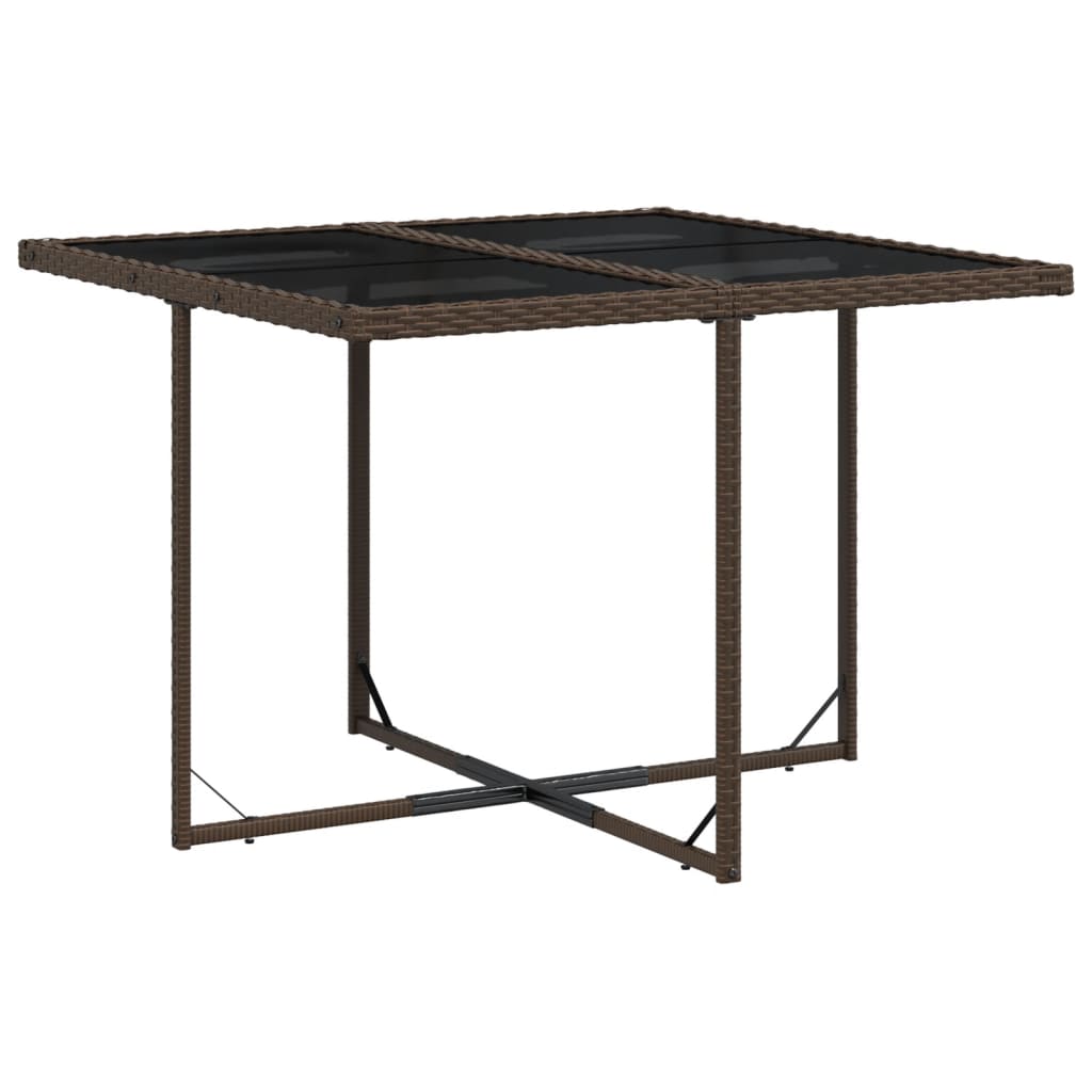 9-delige Tuinset met kussens poly rattan bruin is nu te koop bij PeponiXL, paradijselijk wonen!