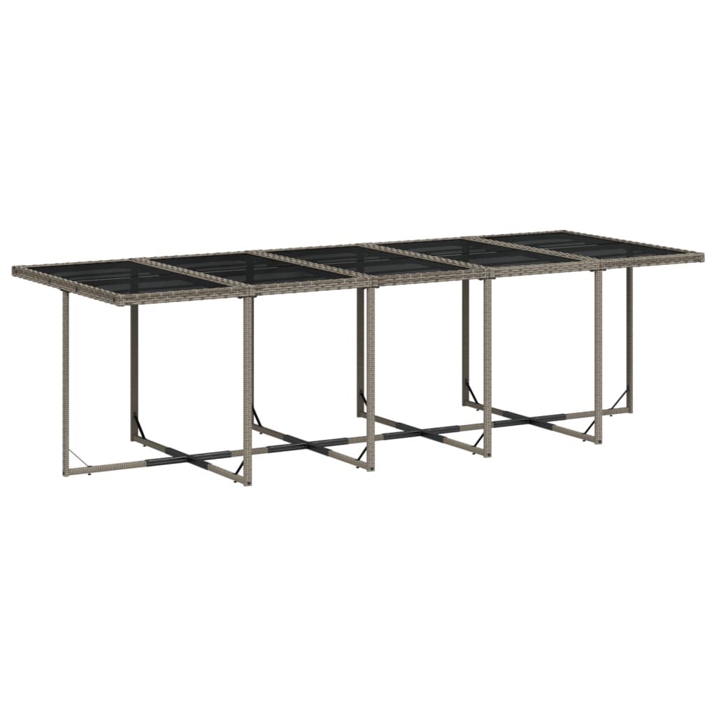 15-delige Tuinset met kussens poly rattan grijs is nu te koop bij PeponiXL, paradijselijk wonen!