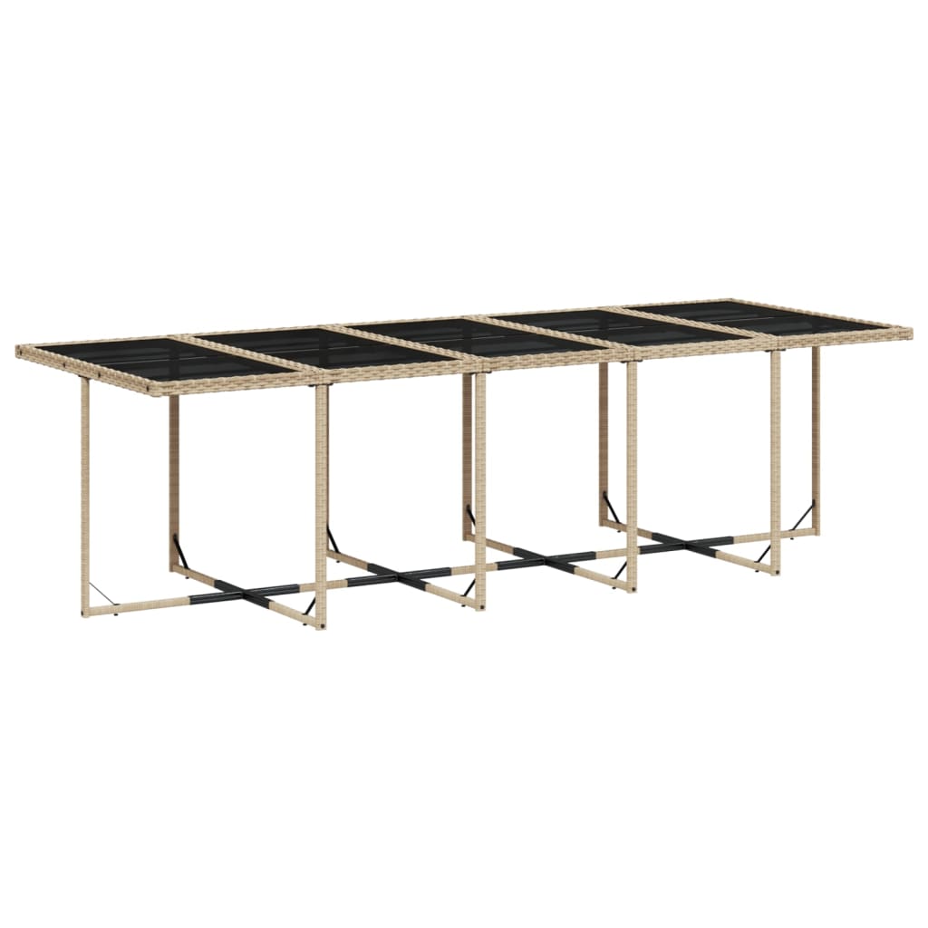 15-delige Tuinset met kussens poly rattan beige is nu te koop bij PeponiXL, paradijselijk wonen!