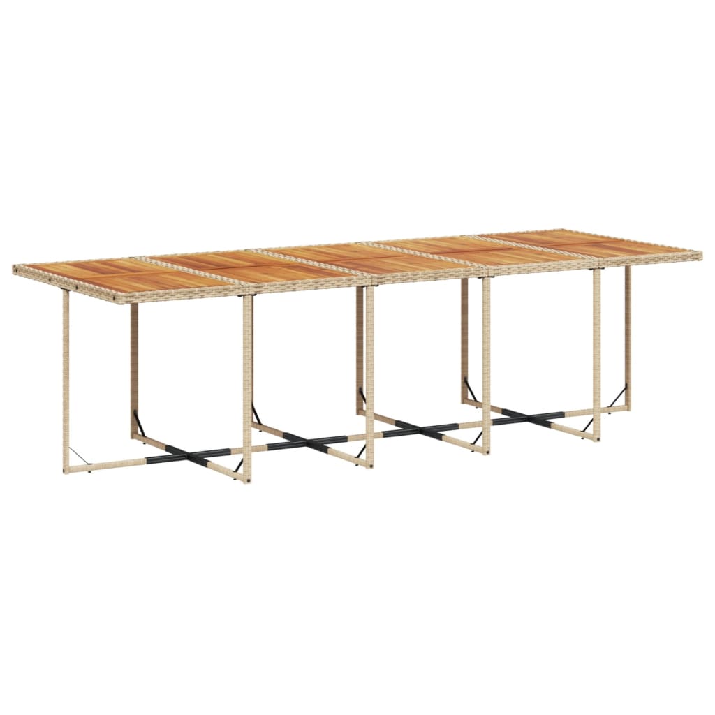 15-delige Tuinset met kussens poly rattan beige is nu te koop bij PeponiXL, paradijselijk wonen!