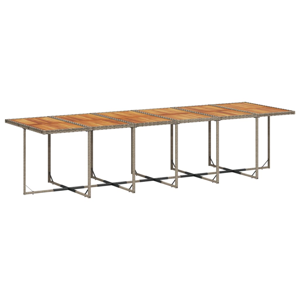 17-delige Tuinset met kussens poly rattan grijs is nu te koop bij PeponiXL, paradijselijk wonen!