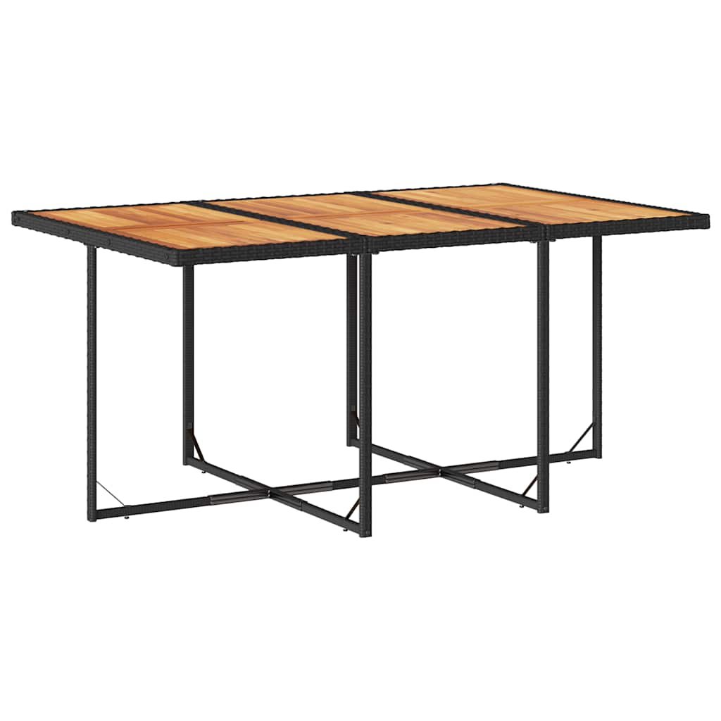7-delige Tuinset met kussens poly rattan zwart is nu te koop bij PeponiXL, paradijselijk wonen!