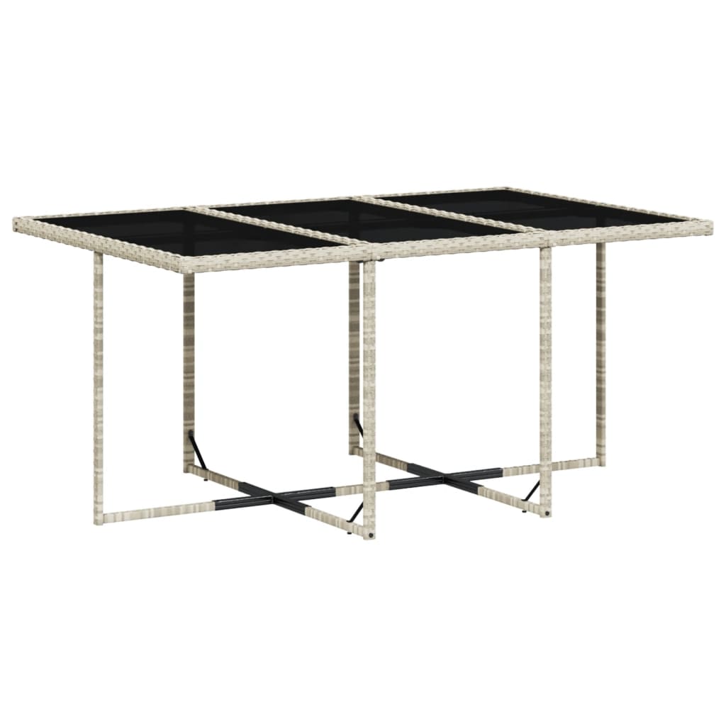 11-delige Tuinset met kussens poly rattan lichtgrijs is nu te koop bij PeponiXL, paradijselijk wonen!