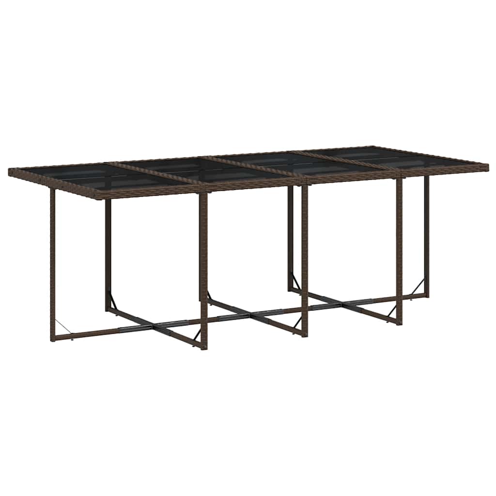 13-delige Tuinset met kussens poly rattan bruin is nu te koop bij PeponiXL, paradijselijk wonen!