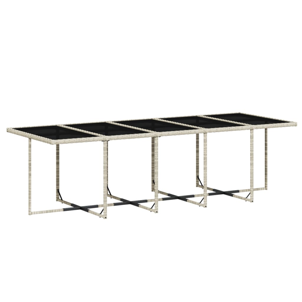 15-delige Tuinset met kussens poly rattan lichtgrijs is nu te koop bij PeponiXL, paradijselijk wonen!