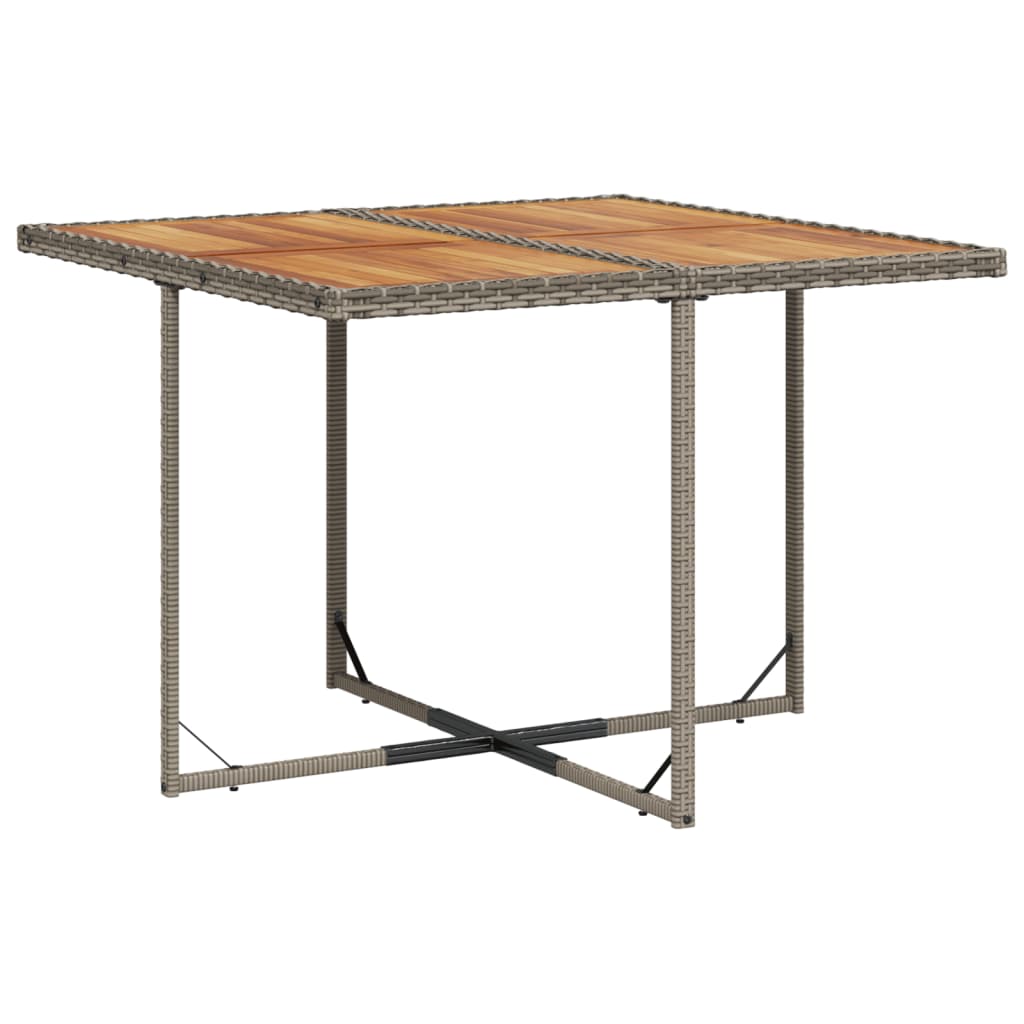 9-delige Tuinset met kussens poly rattan grijs is nu te koop bij PeponiXL, paradijselijk wonen!