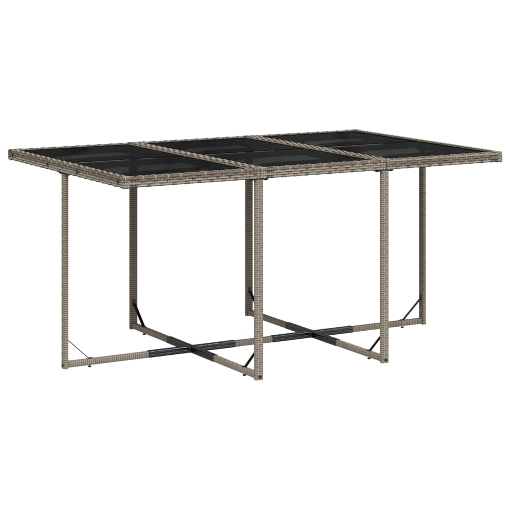11-delige Tuinset met kussens poly rattan grijs is nu te koop bij PeponiXL, paradijselijk wonen!