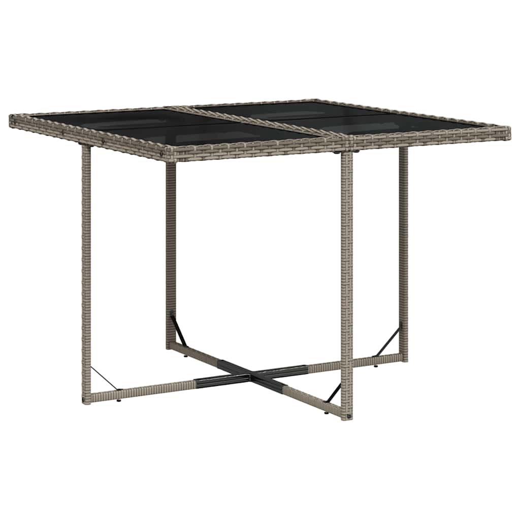 5-delige Tuinset met kussens poly rattan grijs is nu te koop bij PeponiXL, paradijselijk wonen!
