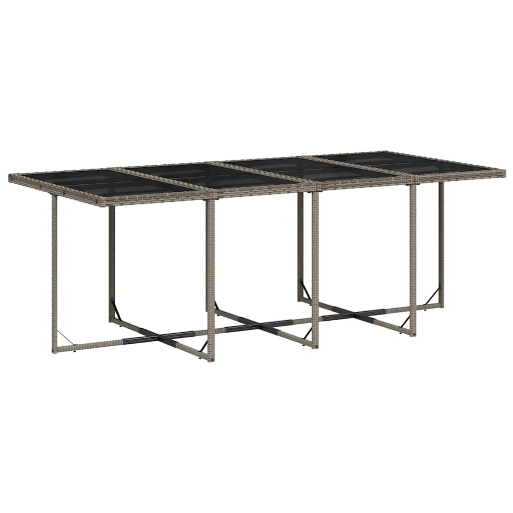 9-delige Tuinset met kussens poly rattan grijs is nu te koop bij PeponiXL, paradijselijk wonen!