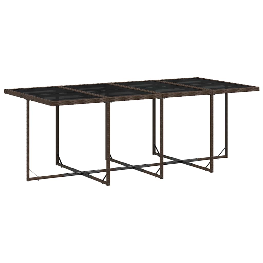 9-delige Tuinset met kussens poly rattan bruin is nu te koop bij PeponiXL, paradijselijk wonen!