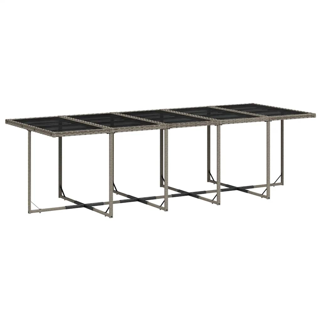11-delige Tuinset met kussens poly rattan grijs is nu te koop bij PeponiXL, paradijselijk wonen!