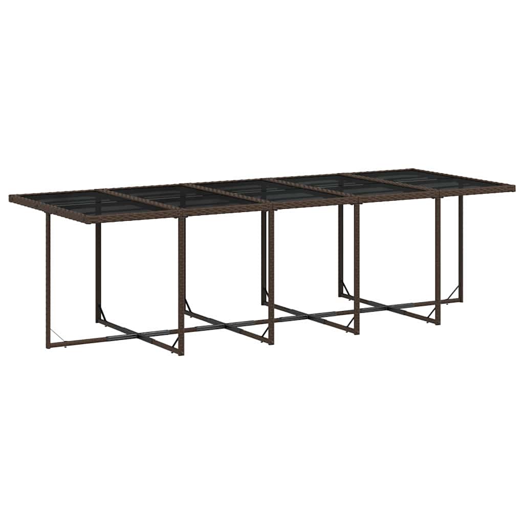 11-delige Tuinset met kussens poly rattan bruin is nu te koop bij PeponiXL, paradijselijk wonen!