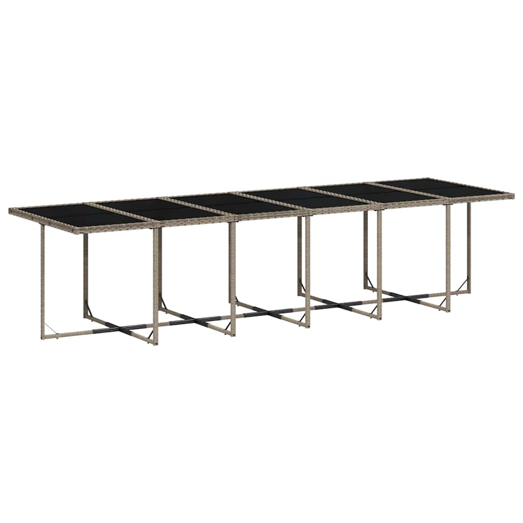 13-delige Tuinset met kussens poly rattan grijs is nu te koop bij PeponiXL, paradijselijk wonen!