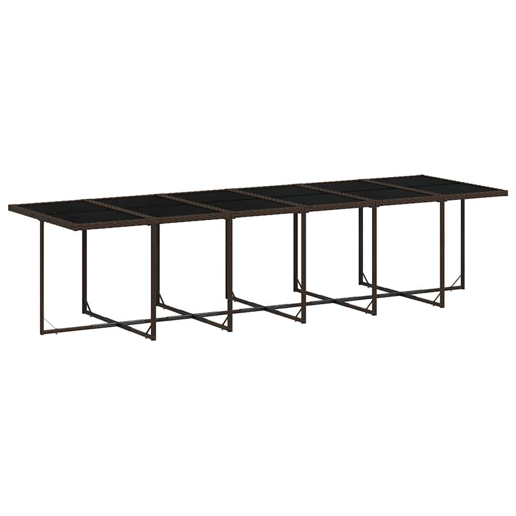 13-delige Tuinset met kussens poly rattan bruin is nu te koop bij PeponiXL, paradijselijk wonen!