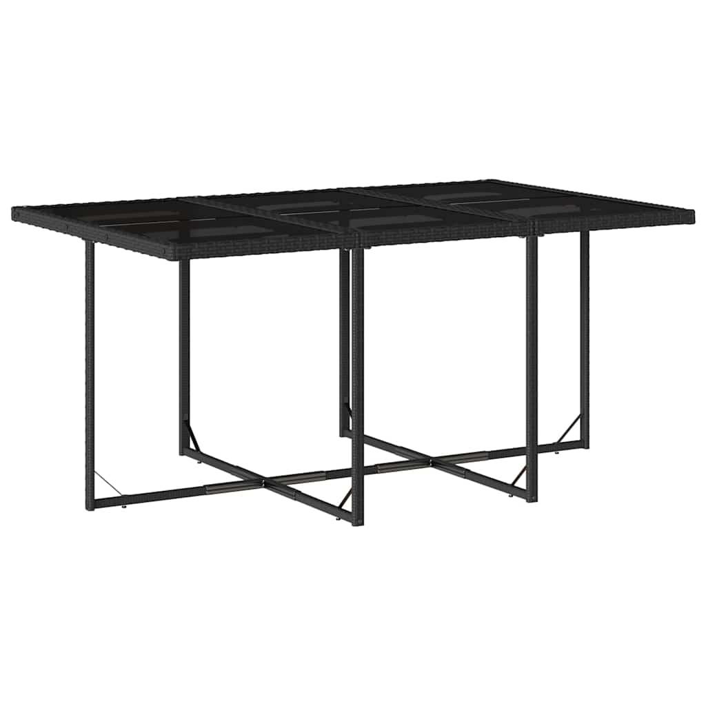 11-delige Tuinset met kussens poly rattan zwart is nu te koop bij PeponiXL, paradijselijk wonen!