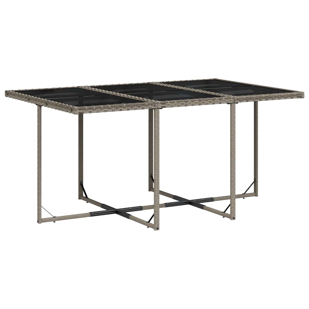 11-delige Tuinset met kussens poly rattan grijs is nu te koop bij PeponiXL, paradijselijk wonen!