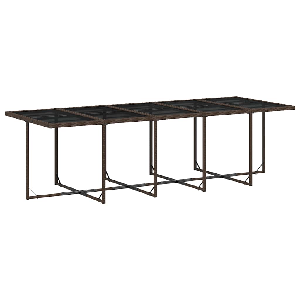 15-delige Tuinset met kussens poly rattan bruin is nu te koop bij PeponiXL, paradijselijk wonen!