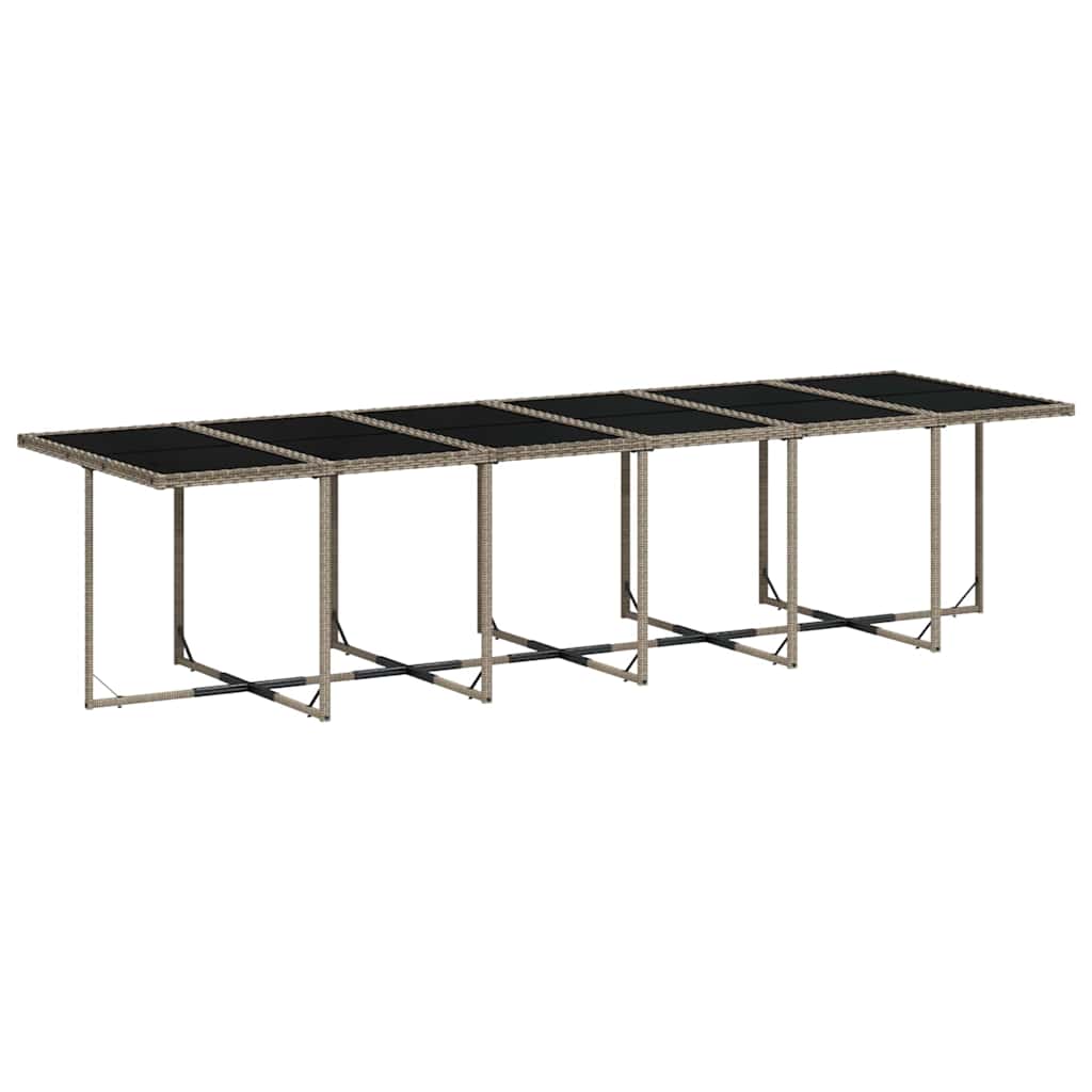 17-delige Tuinset met kussens poly rattan grijs is nu te koop bij PeponiXL, paradijselijk wonen!