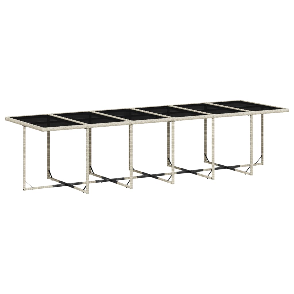 17-delige Tuinset met kussens poly rattan lichtgrijs is nu te koop bij PeponiXL, paradijselijk wonen!