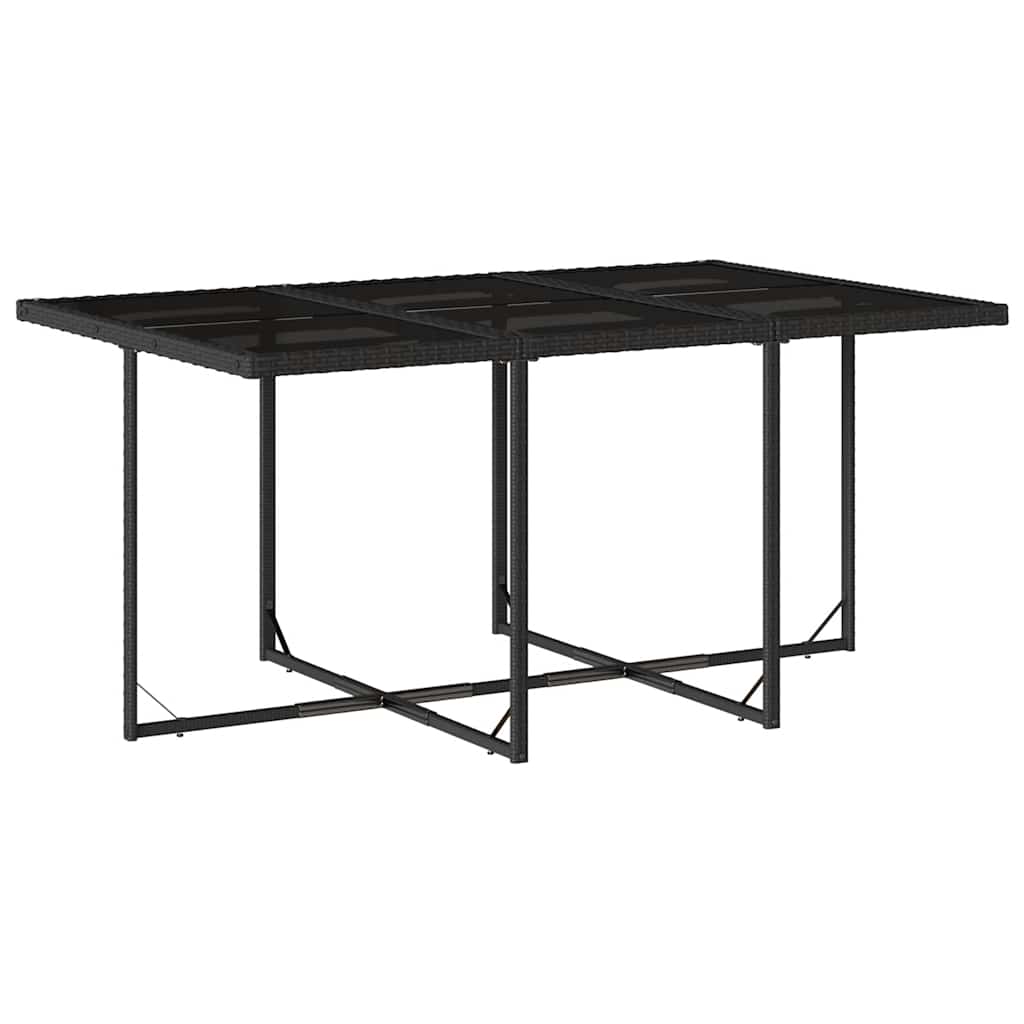 11-delige Tuinset met kussens poly rattan zwart is nu te koop bij PeponiXL, paradijselijk wonen!