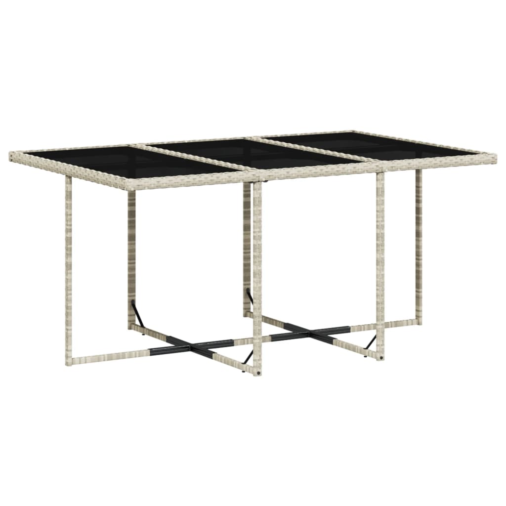 11-delige Tuinset met kussens poly rattan lichtgrijs is nu te koop bij PeponiXL, paradijselijk wonen!
