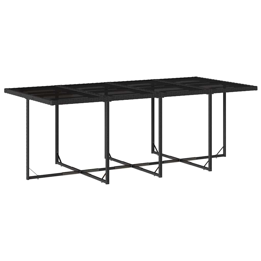 13-delige Tuinset met kussens poly rattan zwart is nu te koop bij PeponiXL, paradijselijk wonen!