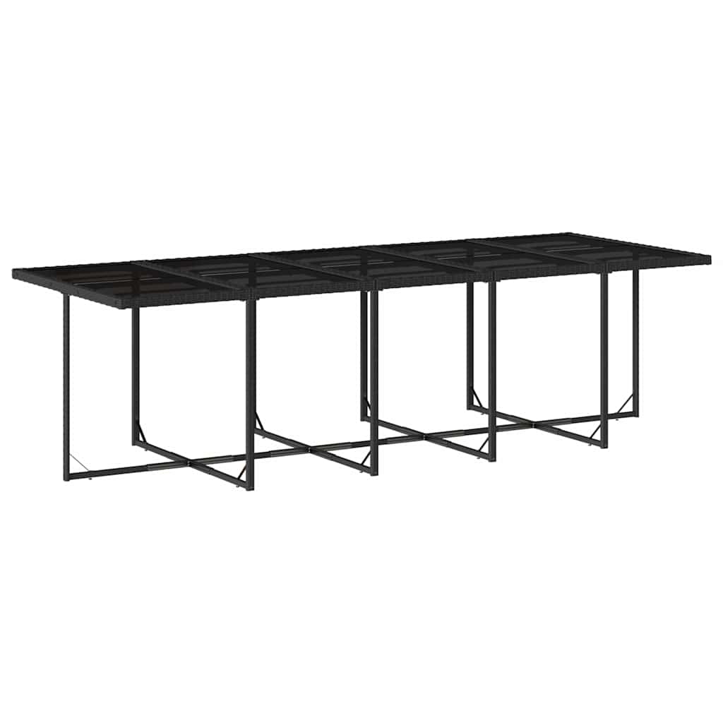 15-delige Tuinset met kussens poly rattan zwart is nu te koop bij PeponiXL, paradijselijk wonen!