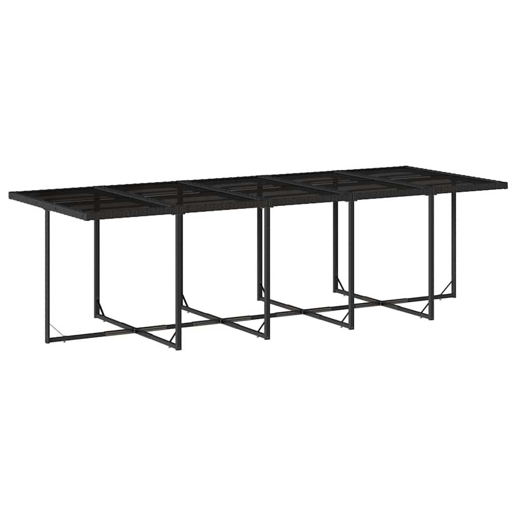 15-delige Tuinset met kussens poly rattan zwart is nu te koop bij PeponiXL, paradijselijk wonen!