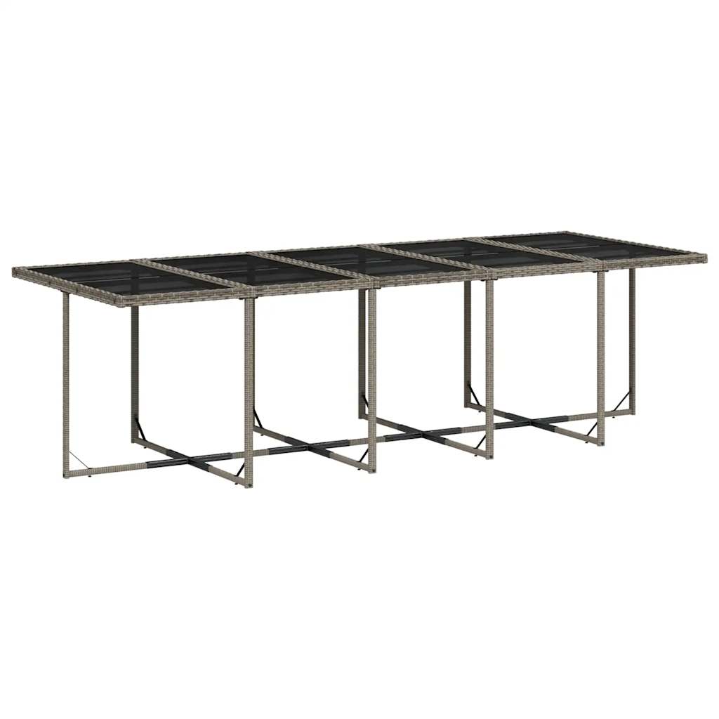 15-delige Tuinset met kussens poly rattan grijs is nu te koop bij PeponiXL, paradijselijk wonen!
