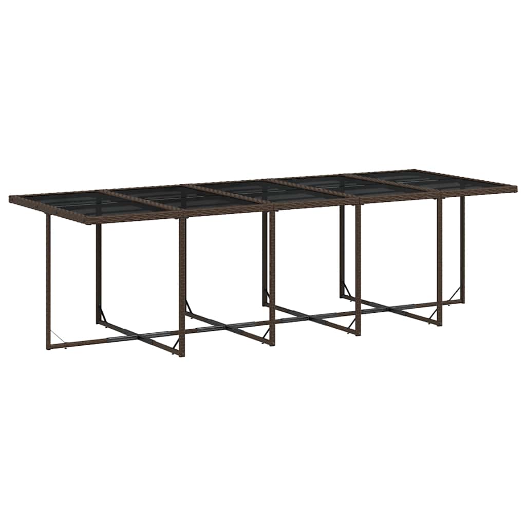 15-delige Tuinset met kussens poly rattan bruin is nu te koop bij PeponiXL, paradijselijk wonen!