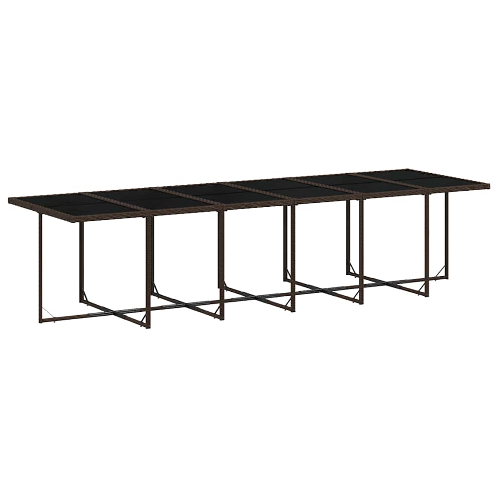 17-delige Tuinset met kussens poly rattan bruin is nu te koop bij PeponiXL, paradijselijk wonen!